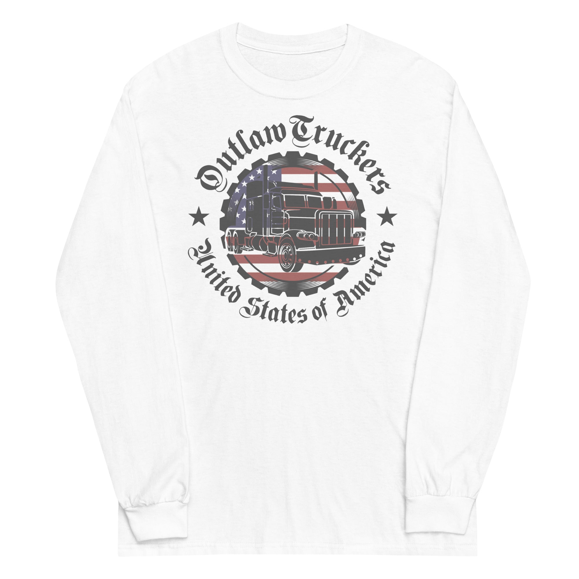 Men’s Long Sleeve Shirt Weiß