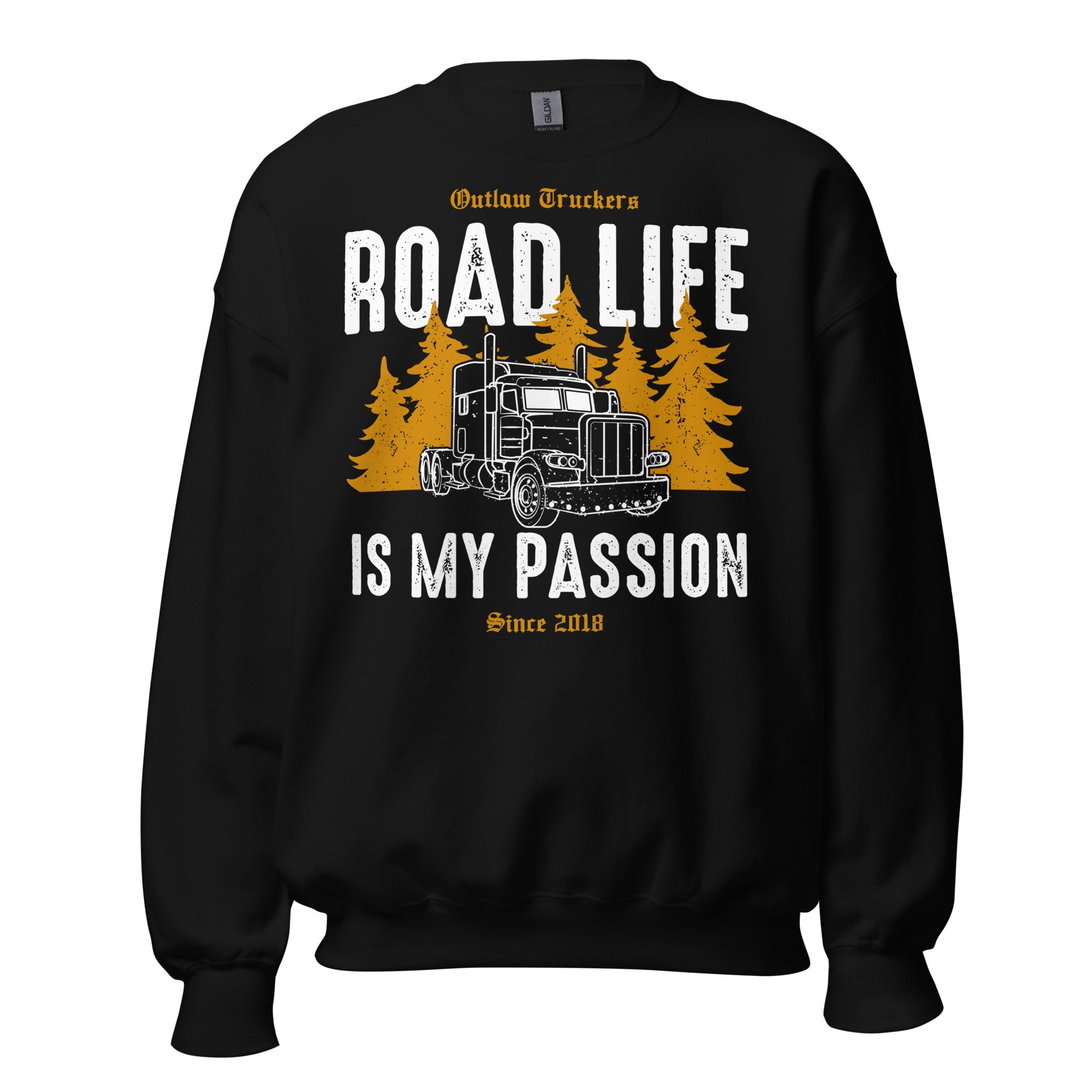 "Roadlife is my Passion" -  Unisex-Sweatshirt Black