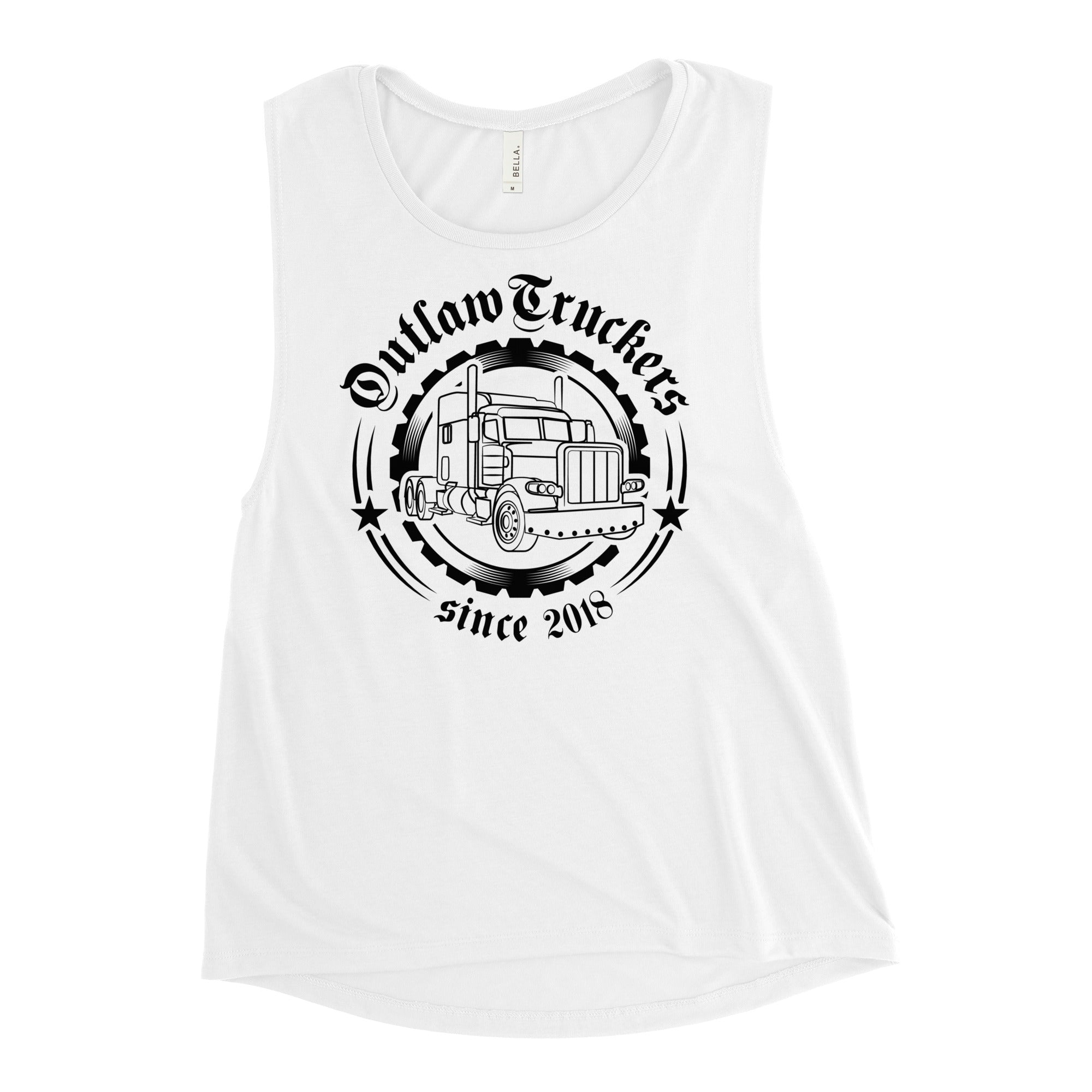 Ladies’ Muscle Tank Shirt "Outlaw Trucker"